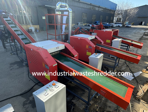 เครื่องฉีกเส้น PP และเครื่องฉีกหนัง HDPE พลาสติกสําหรับ Davao packaging corporation