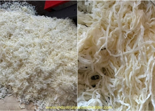 ข่าวล่าสุดของบริษัทเกี่ยวกับ ตัวอย่างการตัดเส้นใย viscose เครื่องบดเส้นใยและเส้นใยและเส้นใยทุกชนิด เครื่องบดเชือก Raffia เครื่องบดเชือก Monofilament