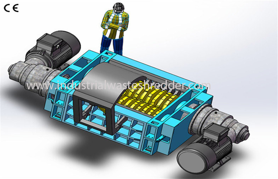 ราคาดี ประหยัดพื้นที่เศษไม้ Shredder เครื่องรีไซเคิลไม้ Shredding หยาบ ออนไลน์