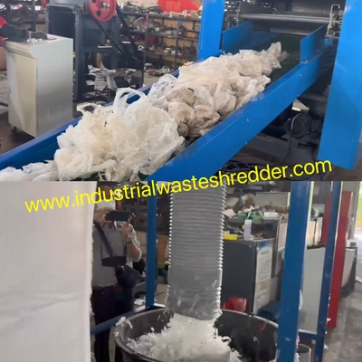 เครื่องบดหนังยืดอุตสาหกรรม PE / LDPE เครื่องบดหนังพลาสติกขนาดใหญ่