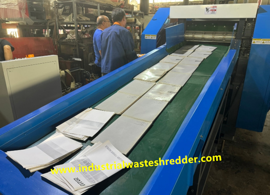 1600B หนังสือกระดาษ ขยะ Shredder กระดาษกระดาษกระดาษกระดาษบดกับประสิทธิภาพหมุนใบตัด